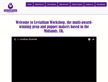 Tablet Screenshot of leviathanworkshop.com